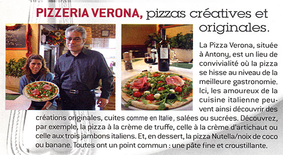 Vu dans l'Express - Pizzeria Verona Antony